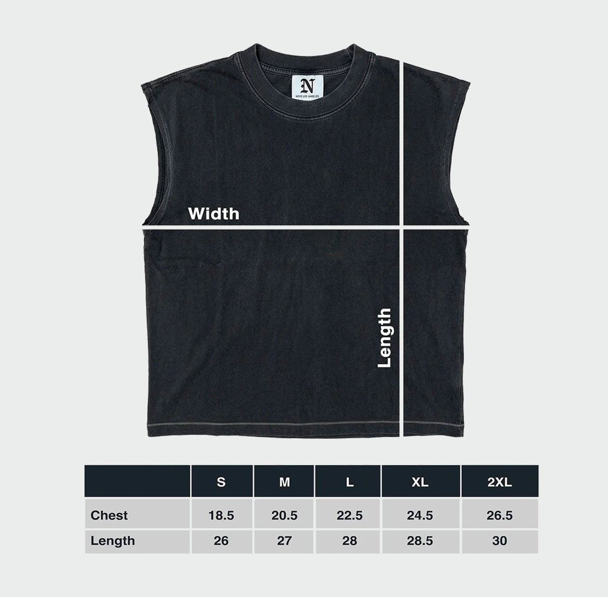 Heavyweight Garment Dye Muscle Tank Top