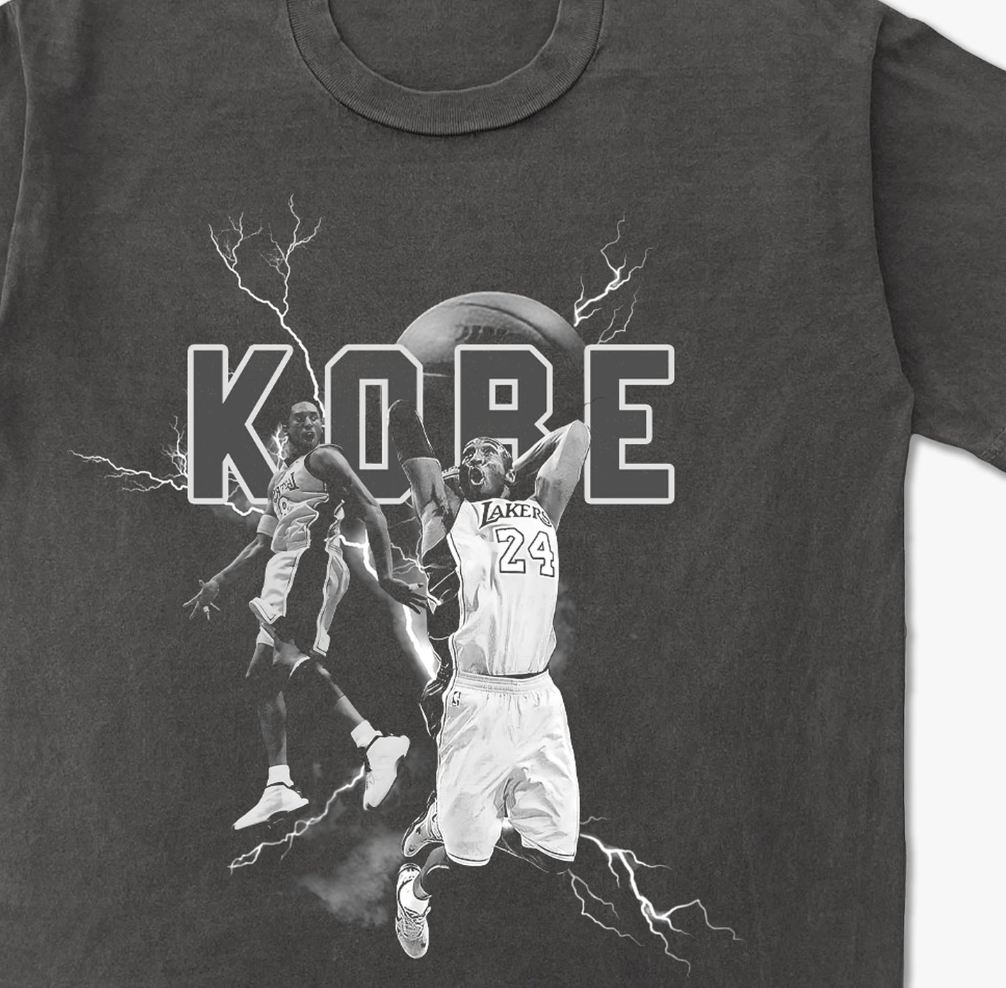 Black Mamba (Black n White) Vintage Washed T-shirt
