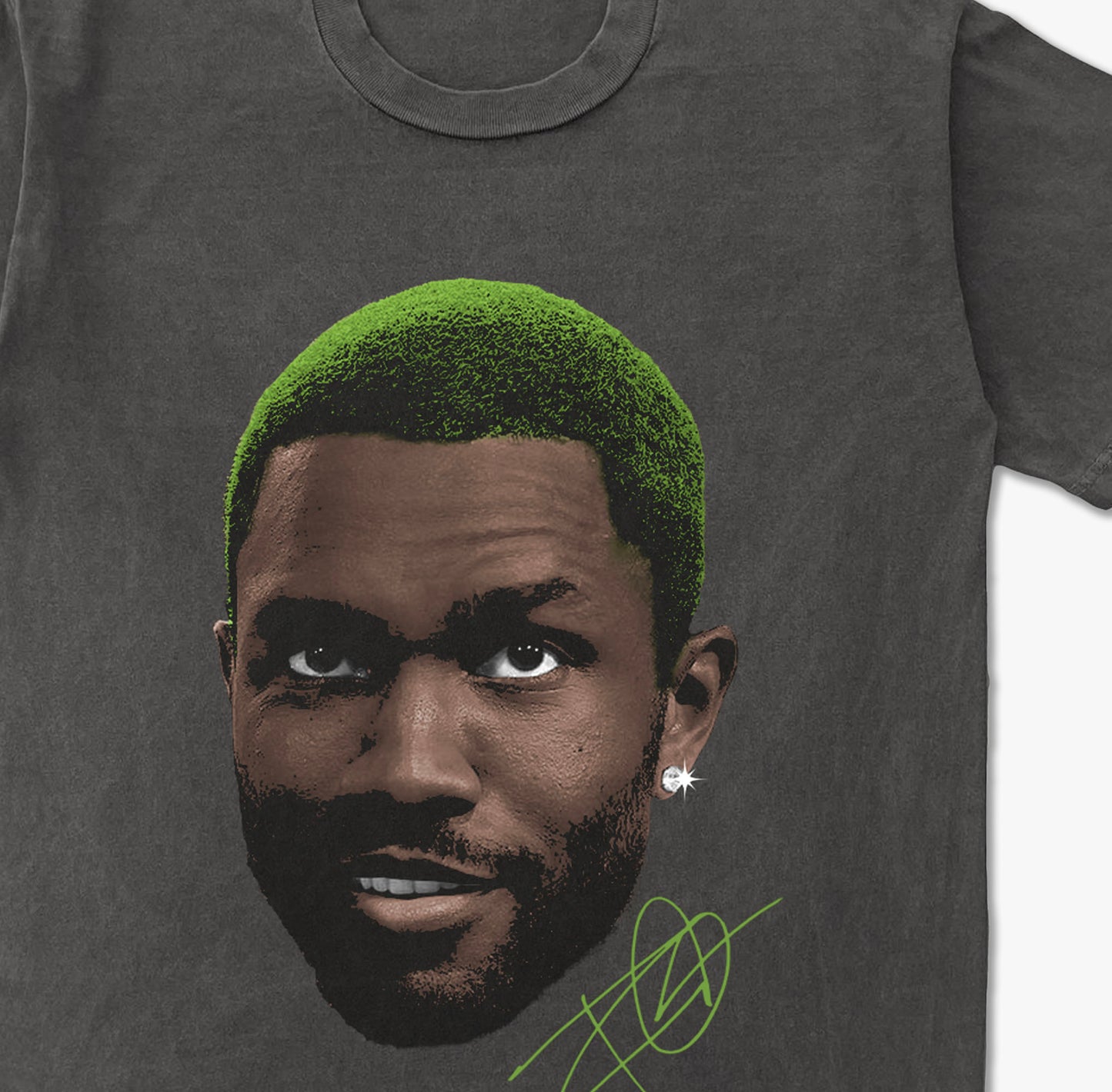 Green Face Frank Bootleg Vintage Washed T-shirt