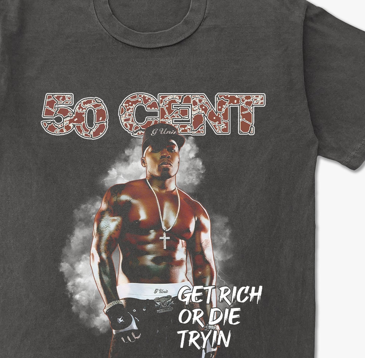 Get Rich or Die Tryin' Vintage Washed T-shirt