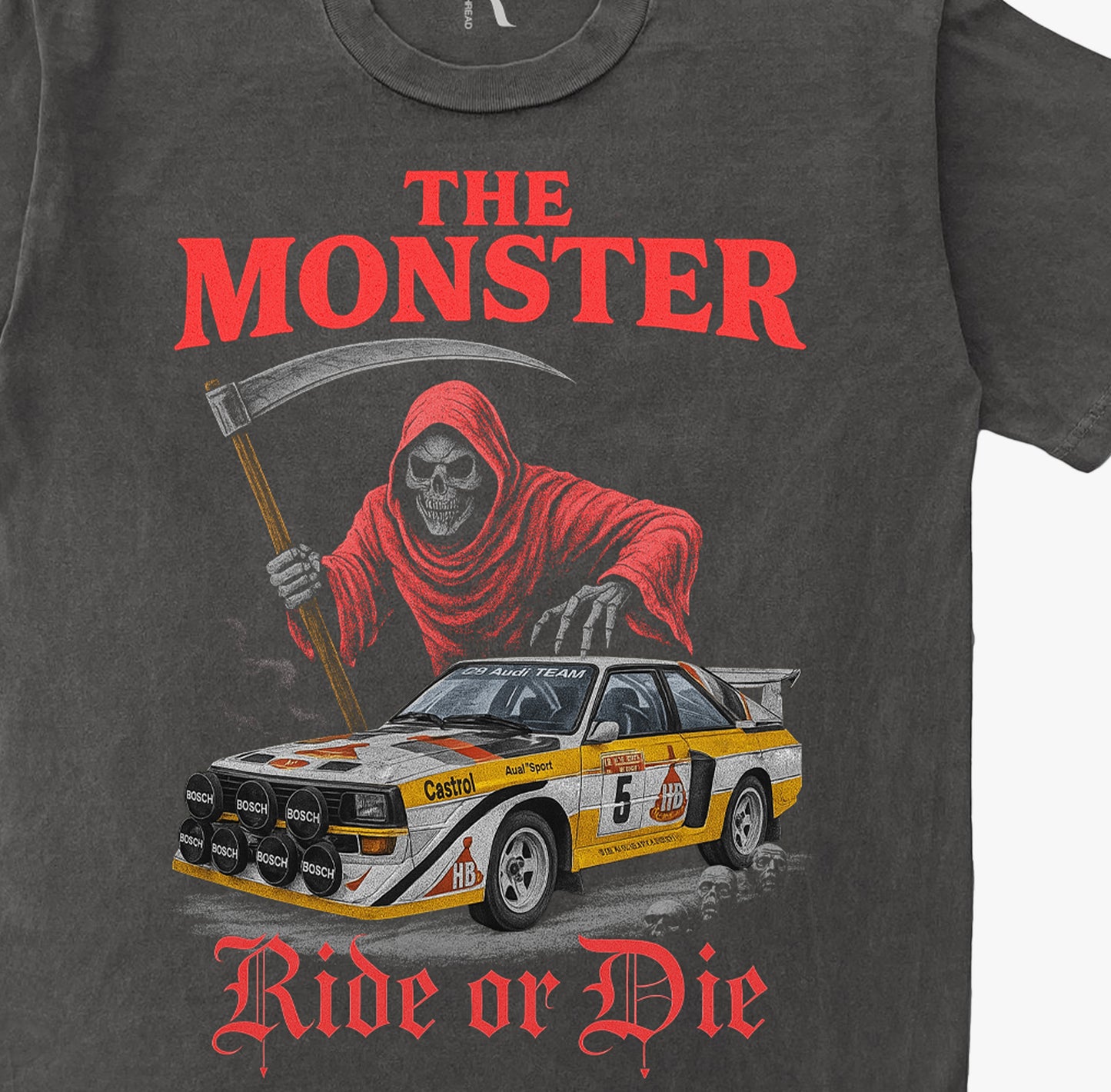 The Monster Ride or Die Vintage Washed T-shirt