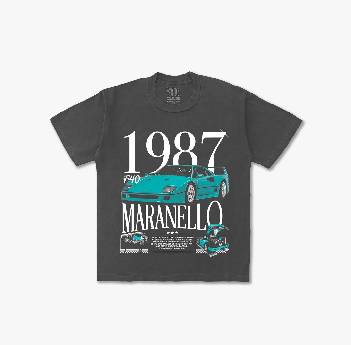 Maranello Vintage Washed Tee Shirt