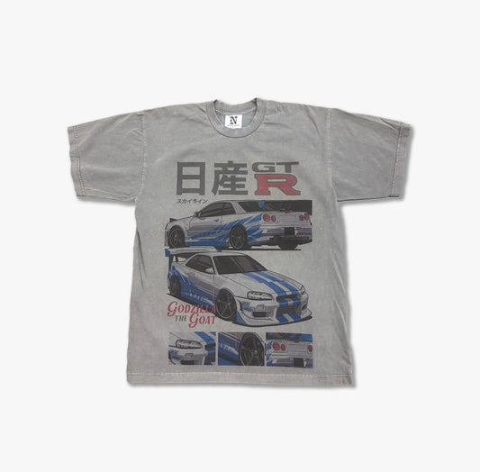 Nissan Godzilla The Goat Vintage Washed Tee
