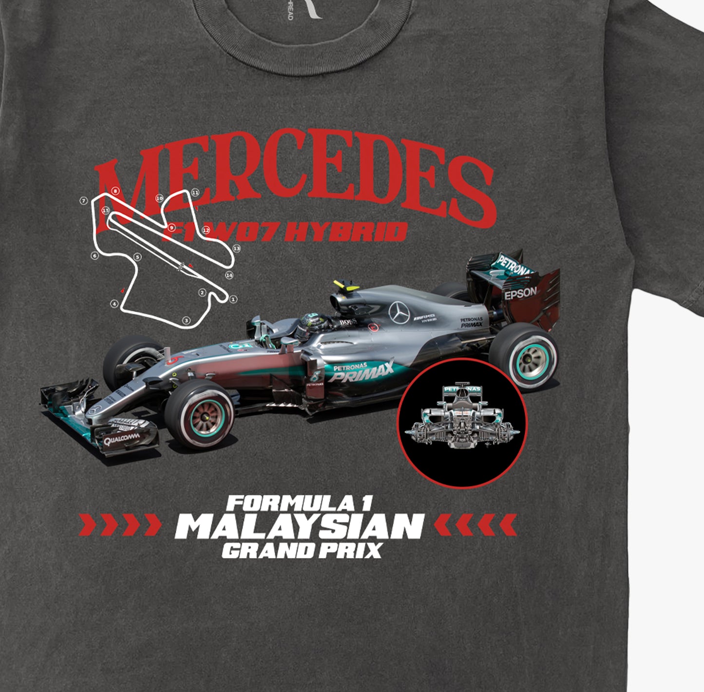 Malaysian Grand Prix Vintage Washed T-shirt