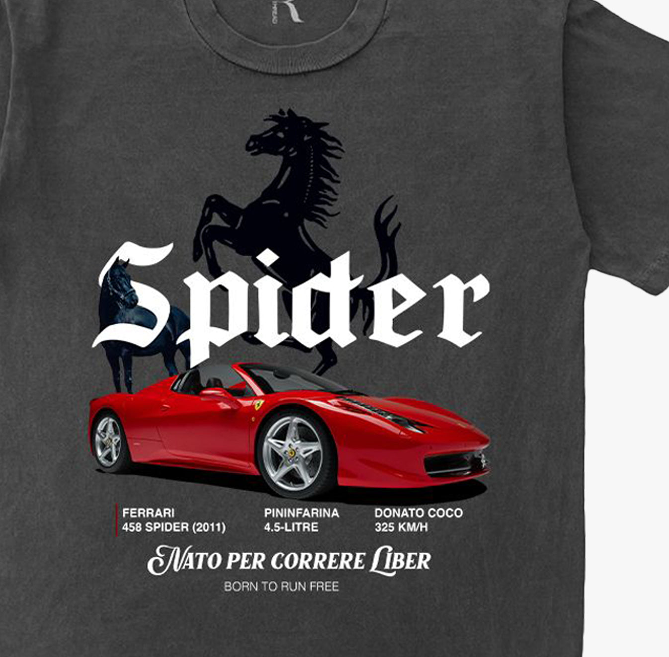 Spider Vintage Washed Tee Shirt