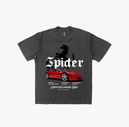 Spider Vintage Washed Tee Shirt