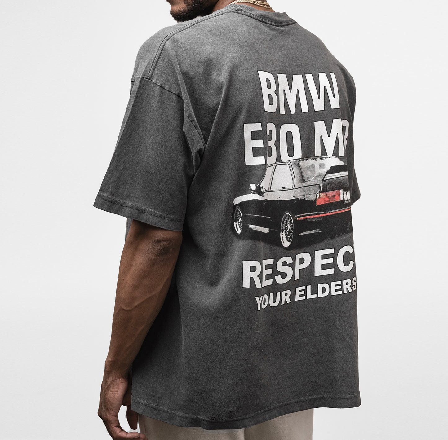 "Respect" Your Elders BMW E30 M3 Vintage Washed Tee Shirt