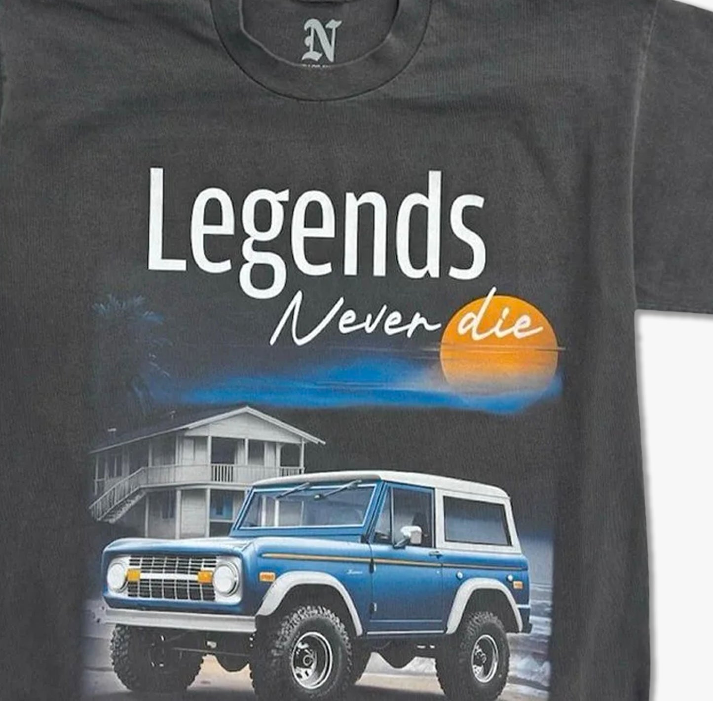Legends Never Die Vintage Washed Tee