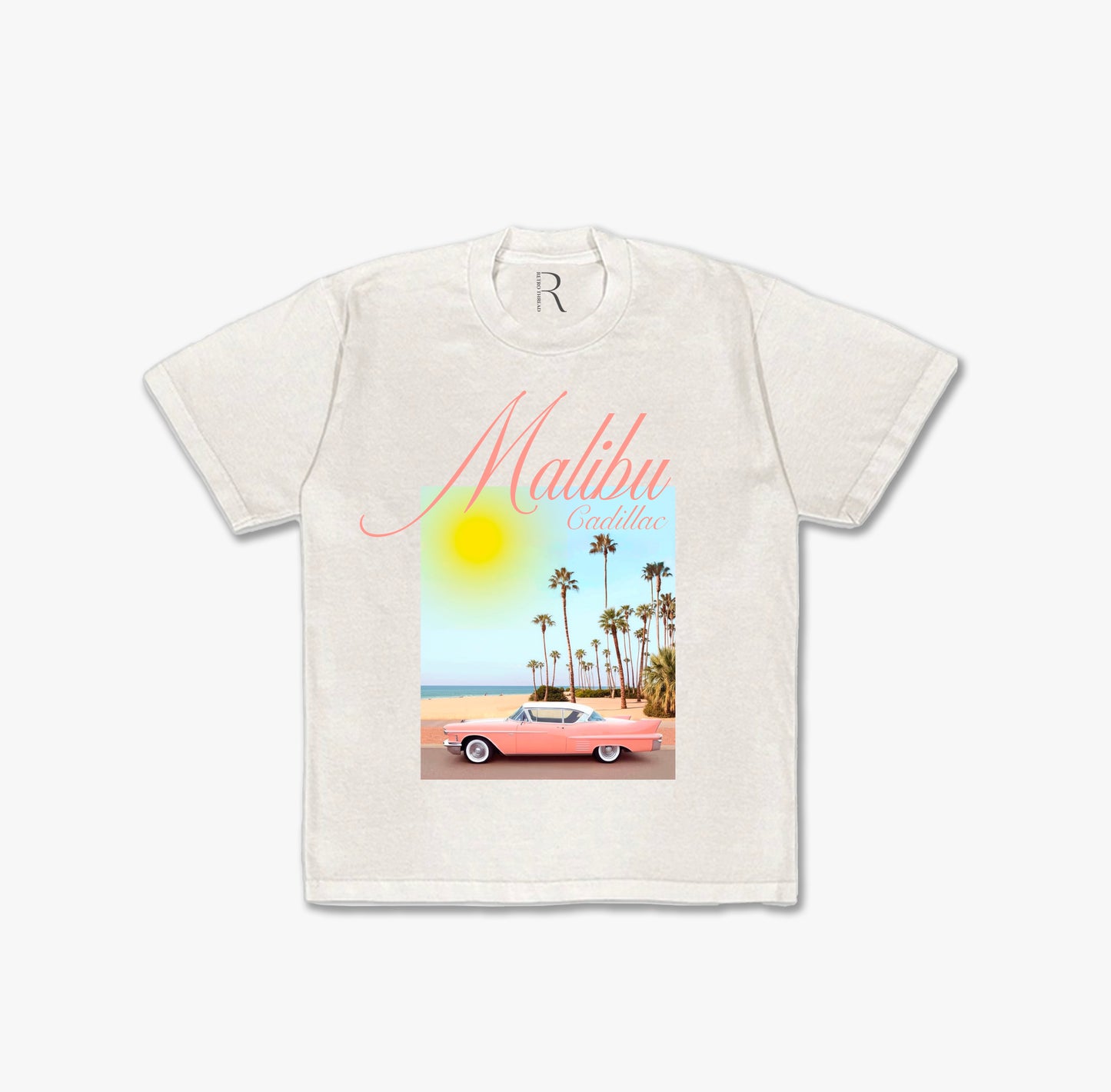 Malibu Cadillac Vintage Washed T-shirt