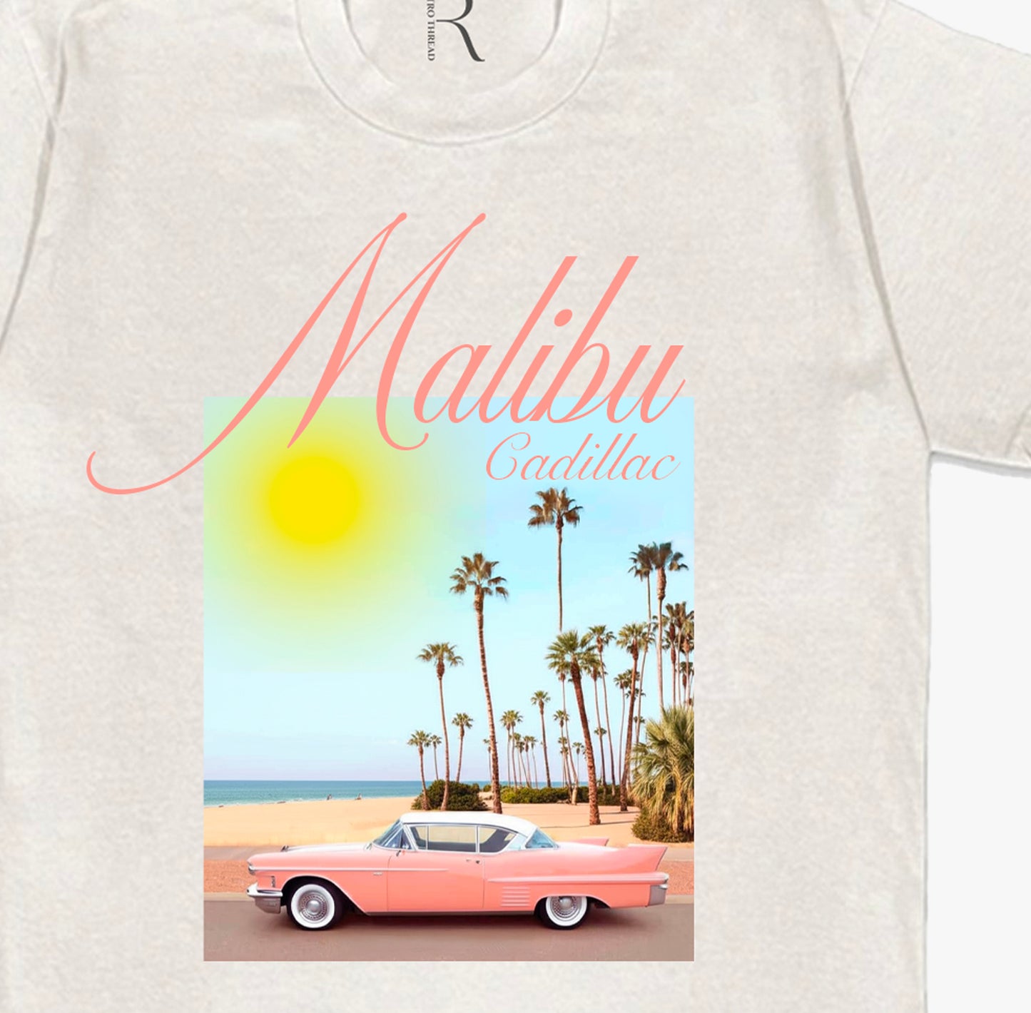 Malibu Cadillac Vintage Washed T-shirt