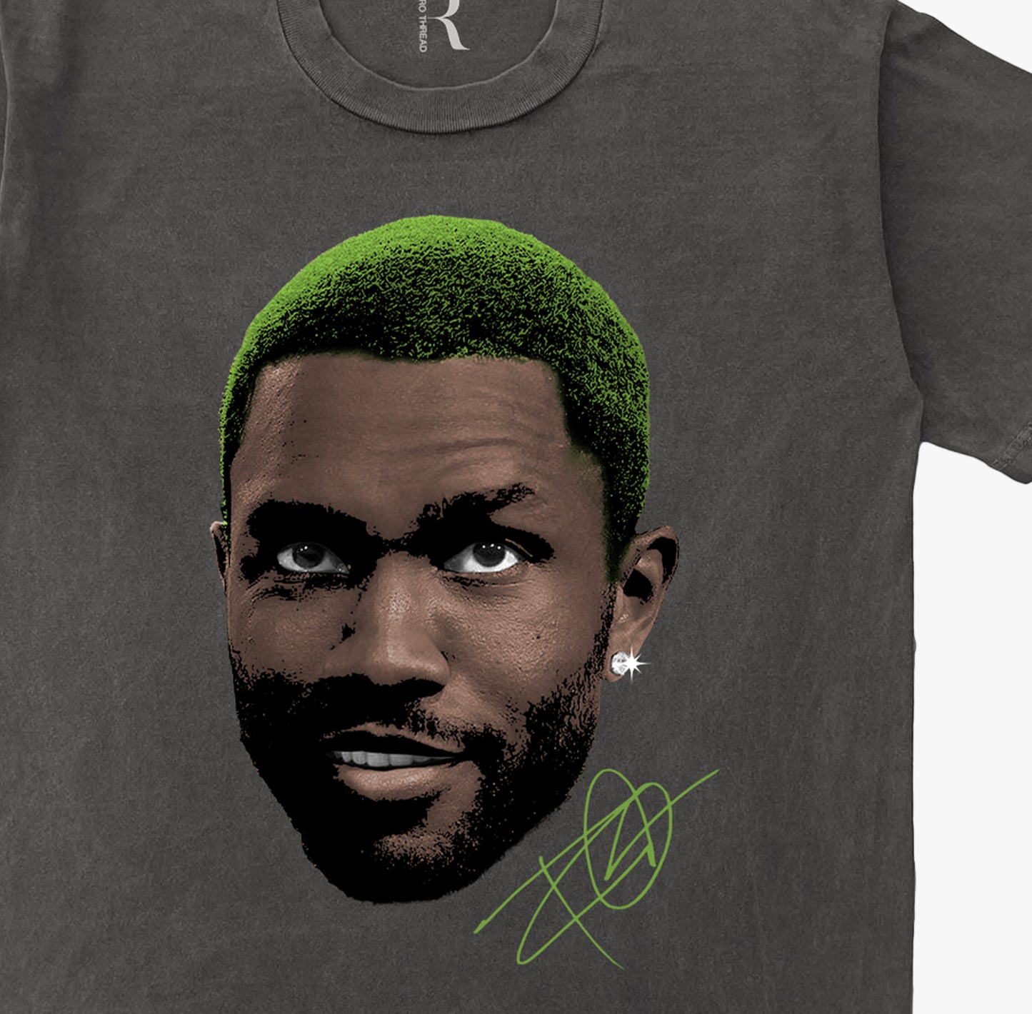 Green Face Frank Bootleg Vintage Washed T-shirt
