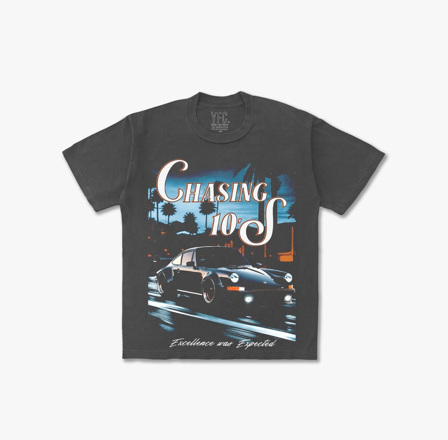 Chasing 10's Vintage Washed Tee Shirt