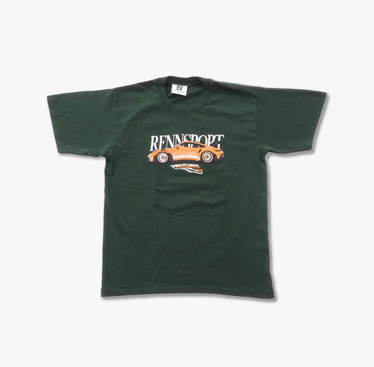 Porsche GT3 RS in British Racing Green Washed Tee