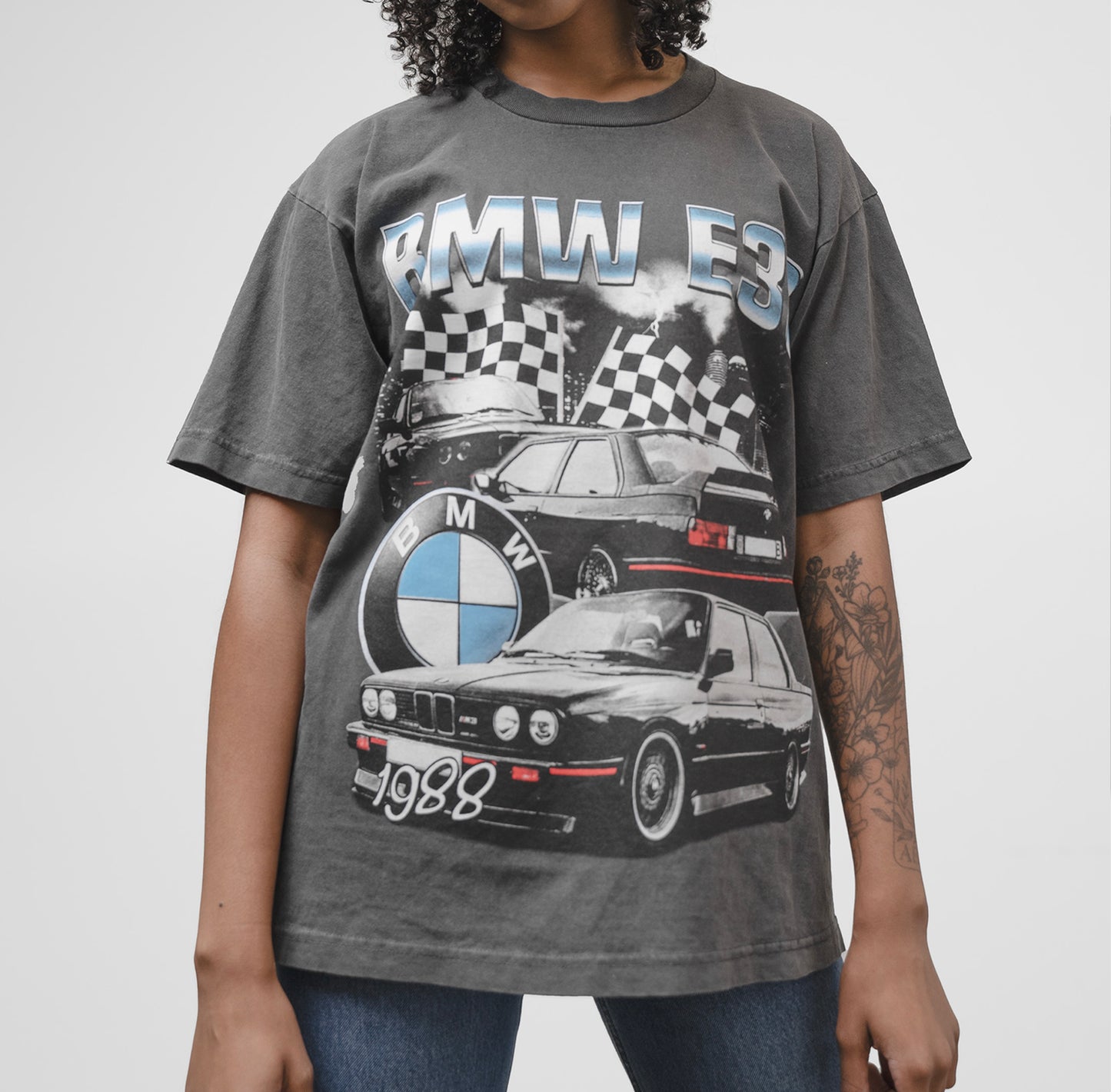 "Respect" Your Elders BMW E30 M3 Vintage Washed Tee Shirt