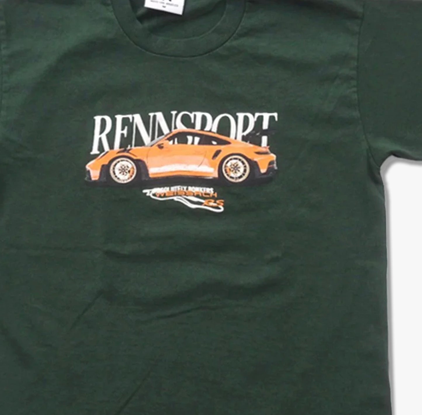 Porsche GT3 RS in British Racing Green Washed Tee