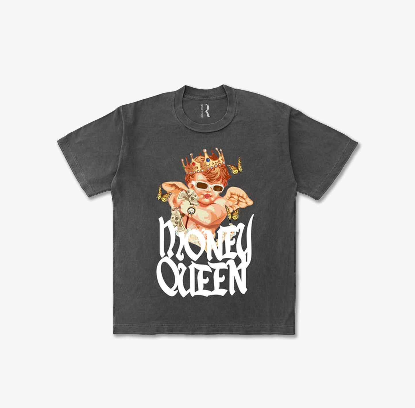 Money Queen Vintage Washed T-shirt
