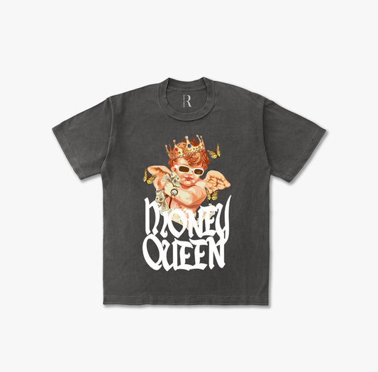 Money Queen Vintage Washed T-shirt