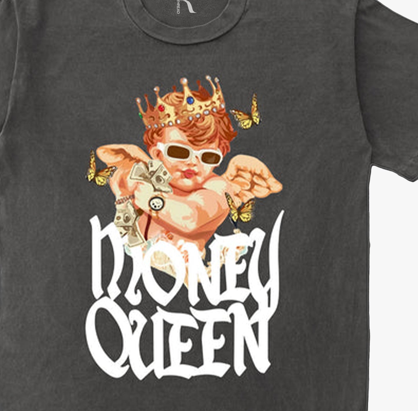 Money Queen Vintage Washed T-shirt