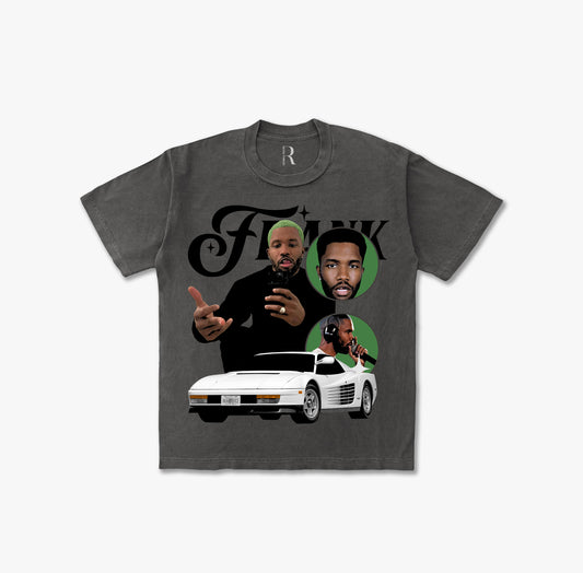 Frank White Ferrari (Black) Vintage Washed T-shirt