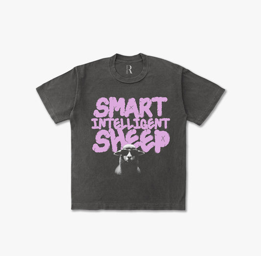 Smart Intelligent Sheep Vintage Washed T-shirt