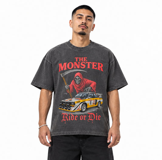 The Monster Ride or Die Vintage Washed T-shirt