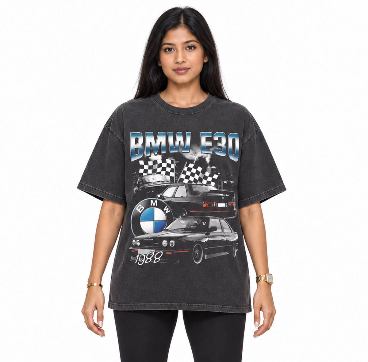 "Respect" Your Elders BMW E30 M3 Vintage Washed Tee Shirt