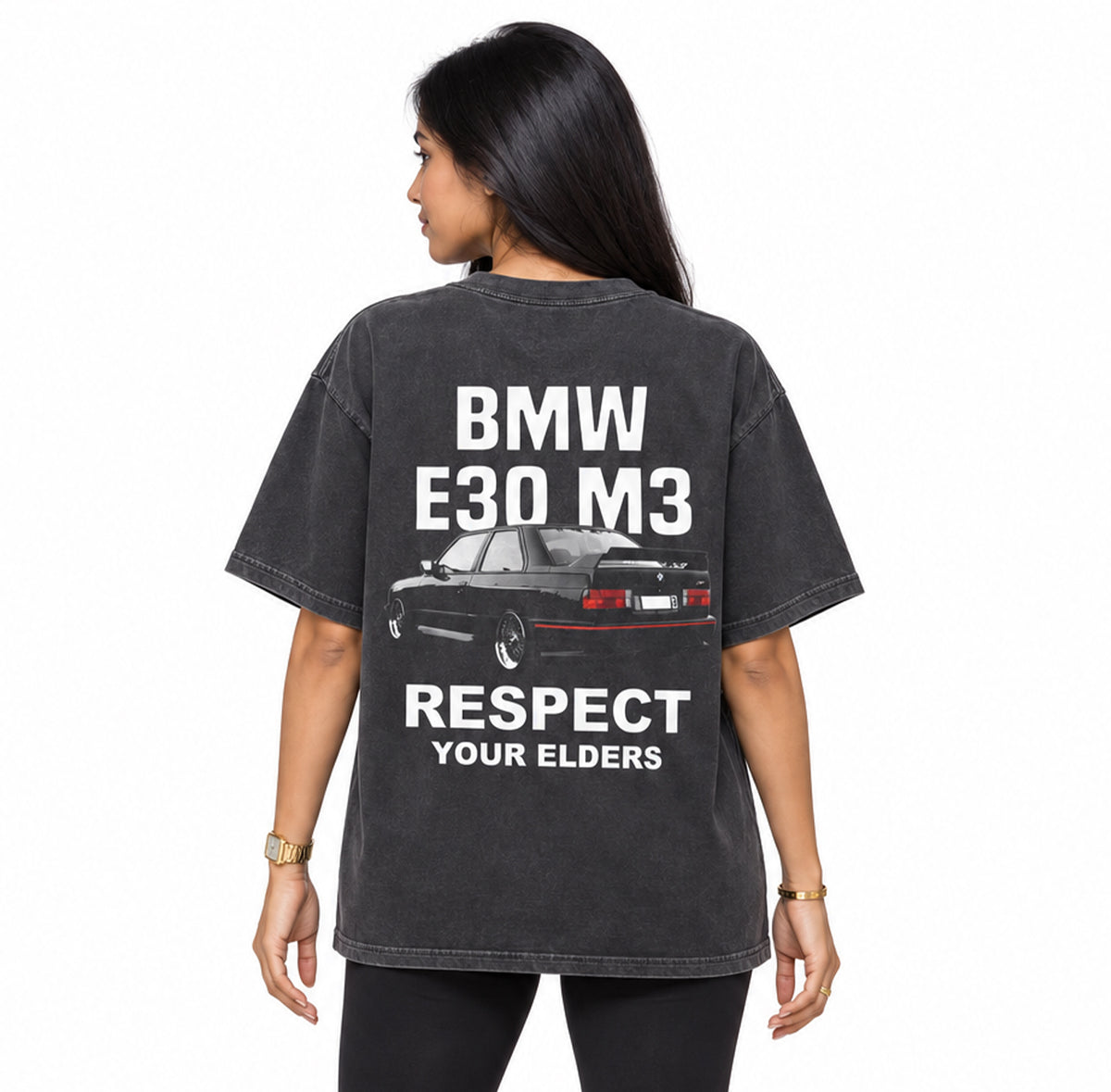 "Respect" Your Elders BMW E30 M3 Vintage Washed Tee Shirt