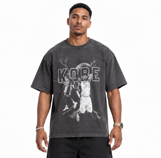 Black Mamba (Black n White) Vintage Washed T-shirt
