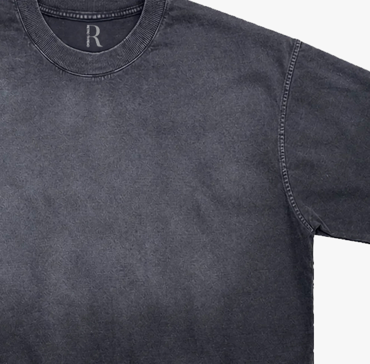 Black Blank Lux Tee Shirt