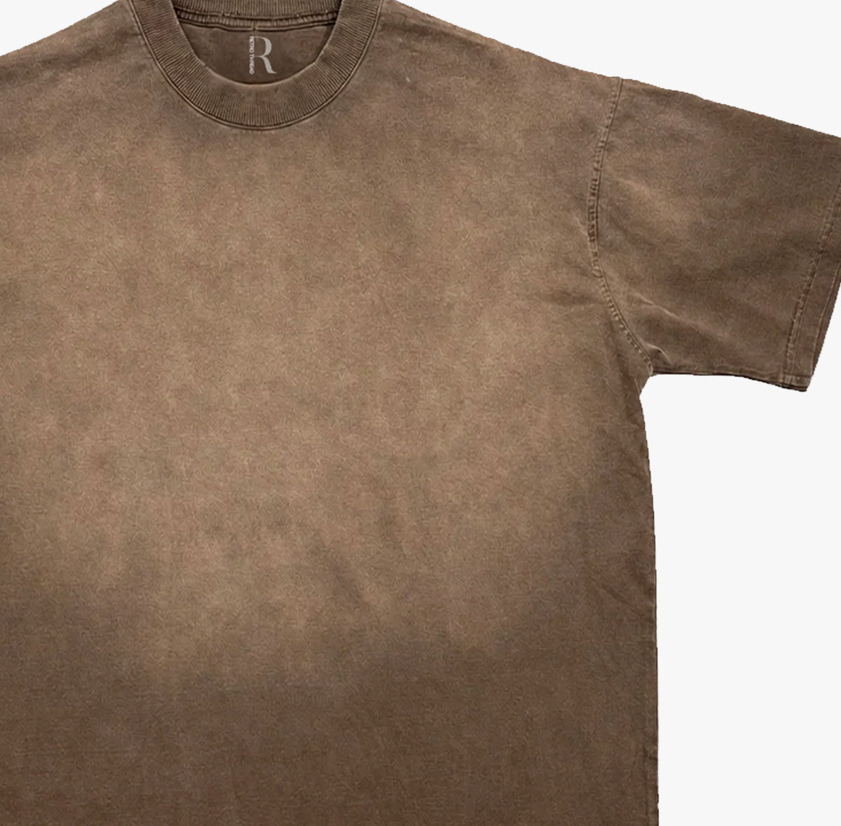 Brown Blank Lux Tee Shirt