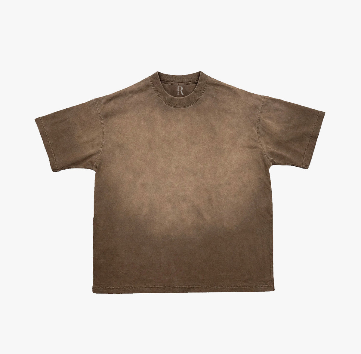 Brown Blank Lux Tee Shirt
