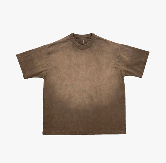 Brown Blank Lux Tee Shirt