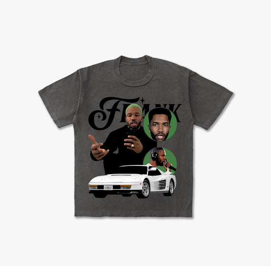 Frank White Ferrari (Black) Vintage Washed T-shirt