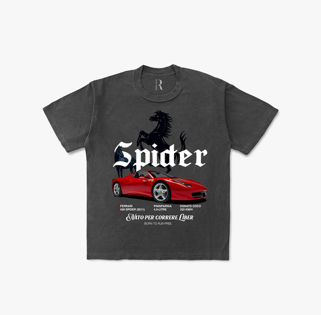458 Spider Vintage Washed Tee Shirt
