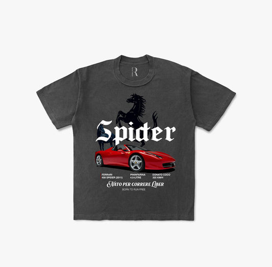 458 Spider Vintage Washed Tee Shirt