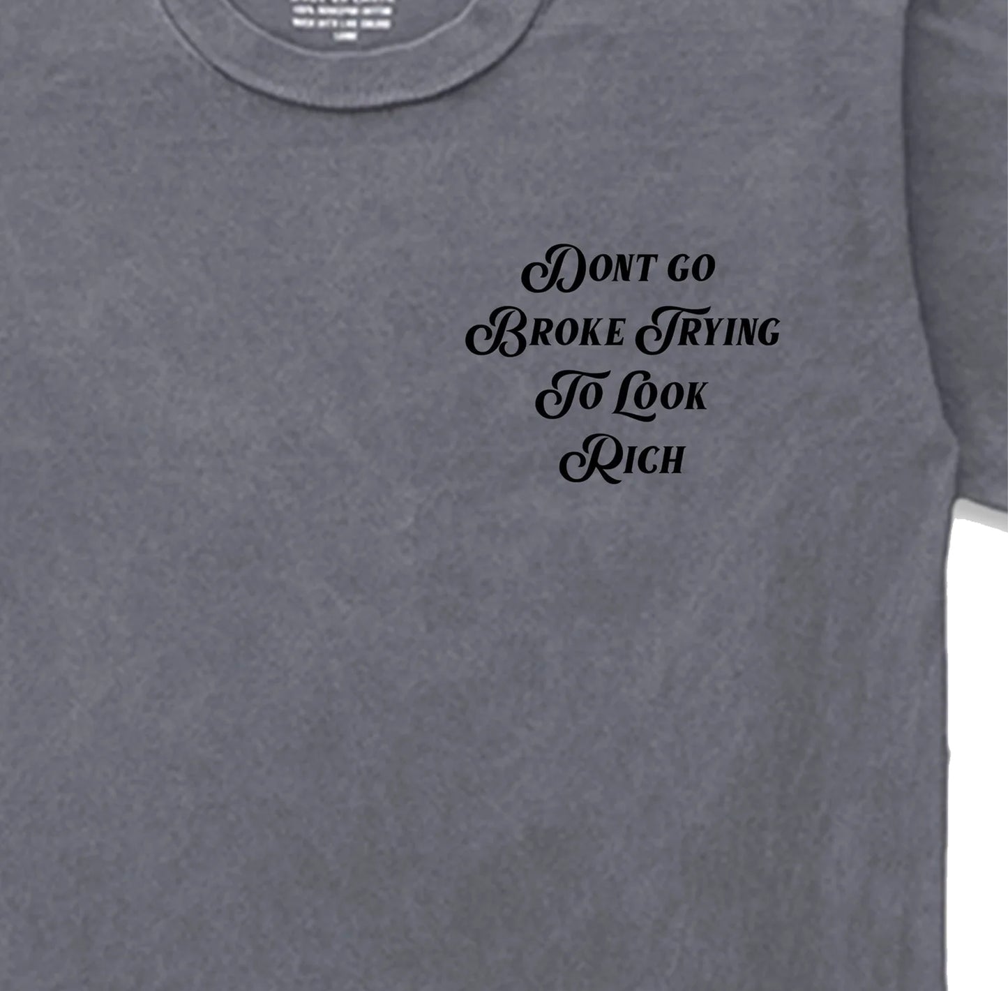 Don't Go Broke Trying To Look Rich