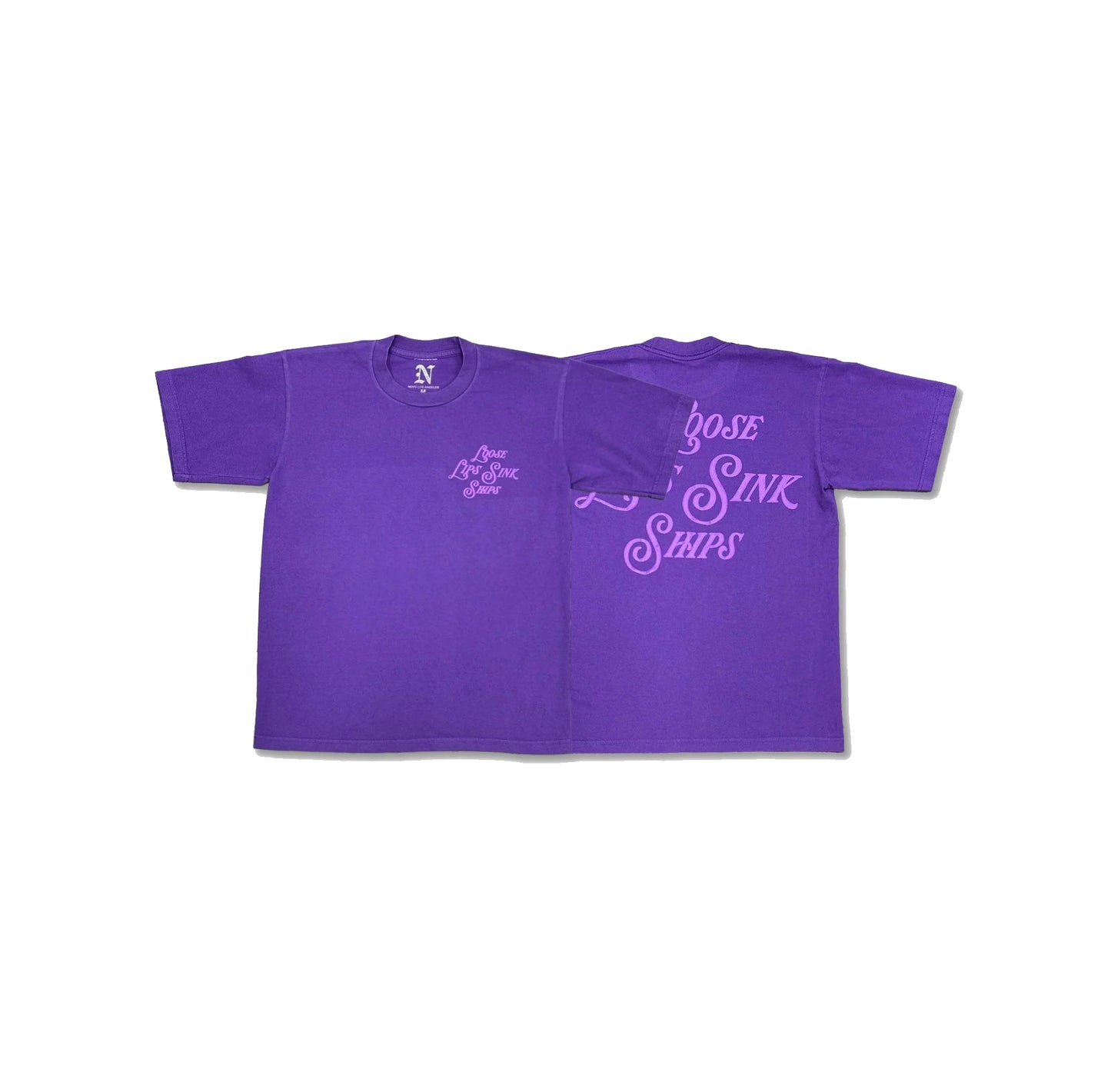 Loose Lips Sink Ships Vintage Washed Tee