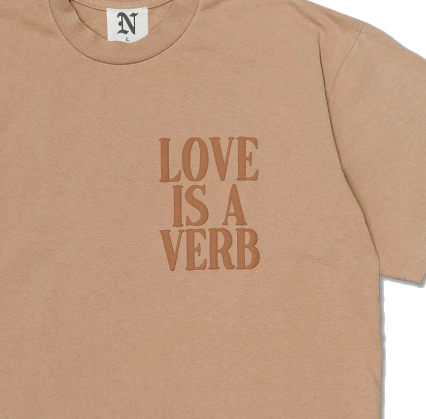 Love is a Verb Vintage Washed Tee