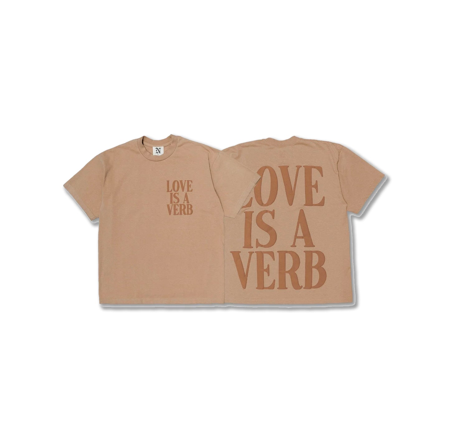 Love is a Verb Vintage Washed Tee