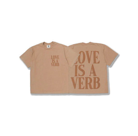 Love is a Verb Vintage Washed Tee