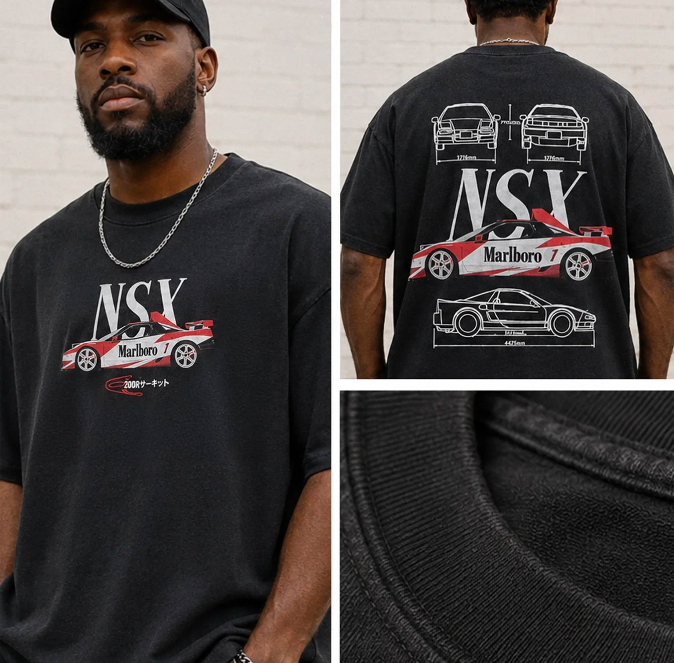 NSX Racing Washed Tee Shirt