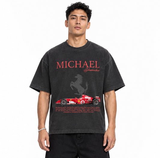 Michael Schumi Vintage Washed T-shirt