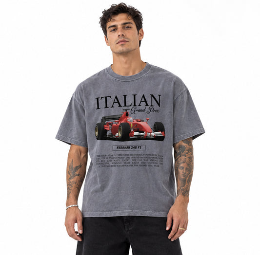 Italian Grand Prix Vintage Washed T-shirt