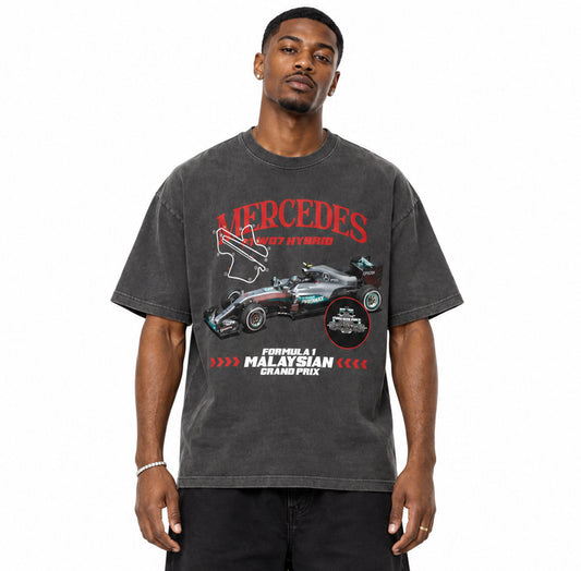 Malaysian Grand Prix Vintage Washed T-shirt