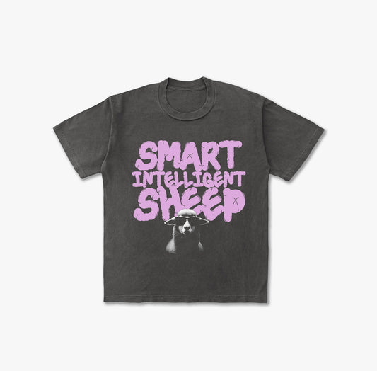 Smart Intelligent Sheep Vintage Washed T-shirt