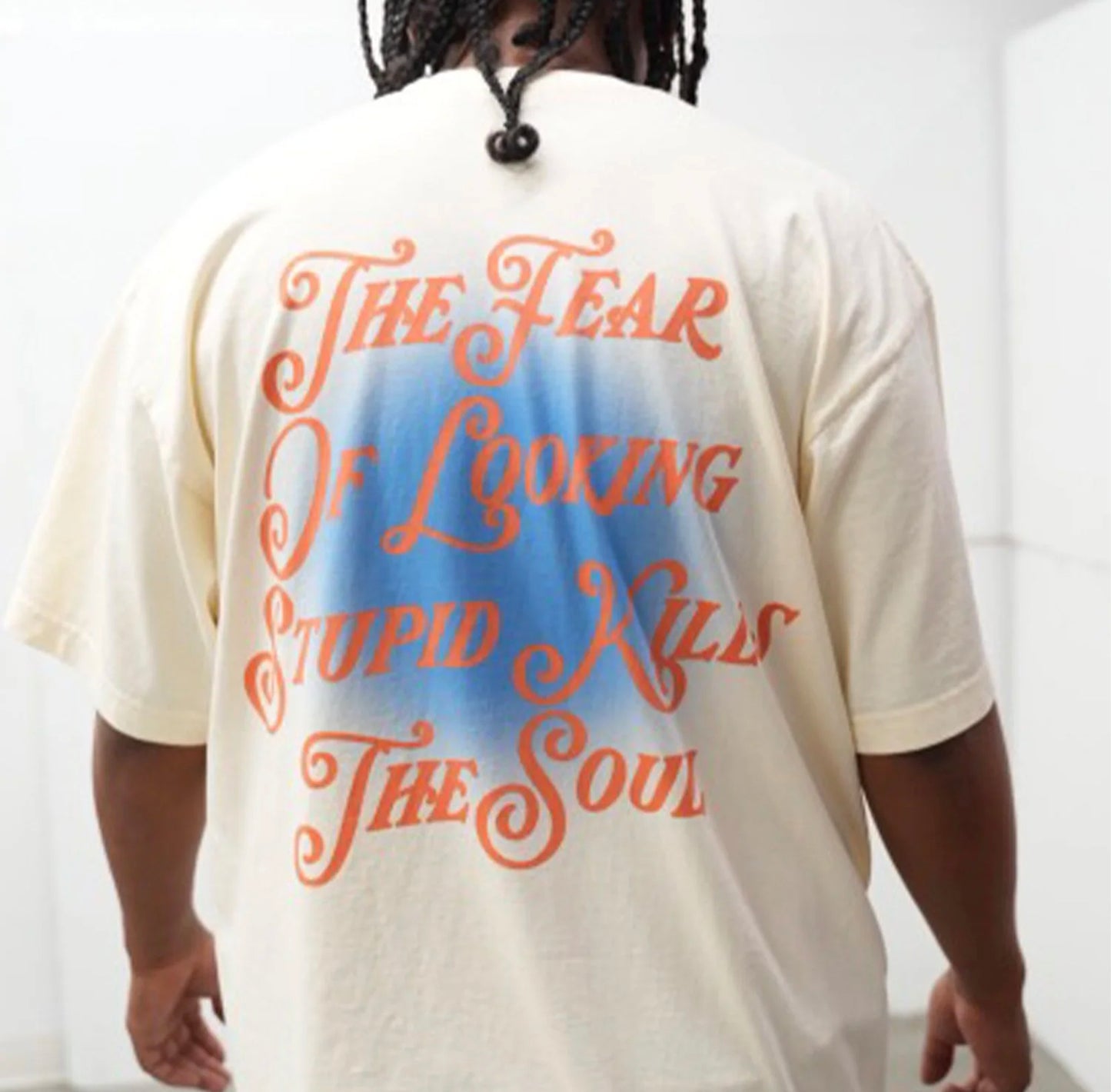 The Fear Of Looking Stupid Kills The Soul Vintage Washed Tee