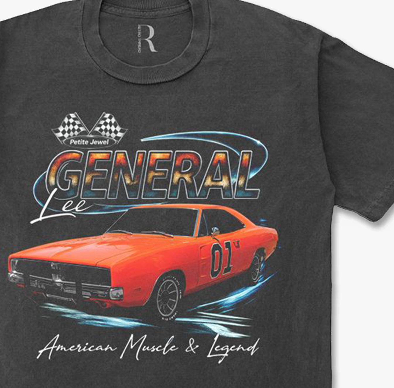 General Lee Vintage Washed Tee Shirt