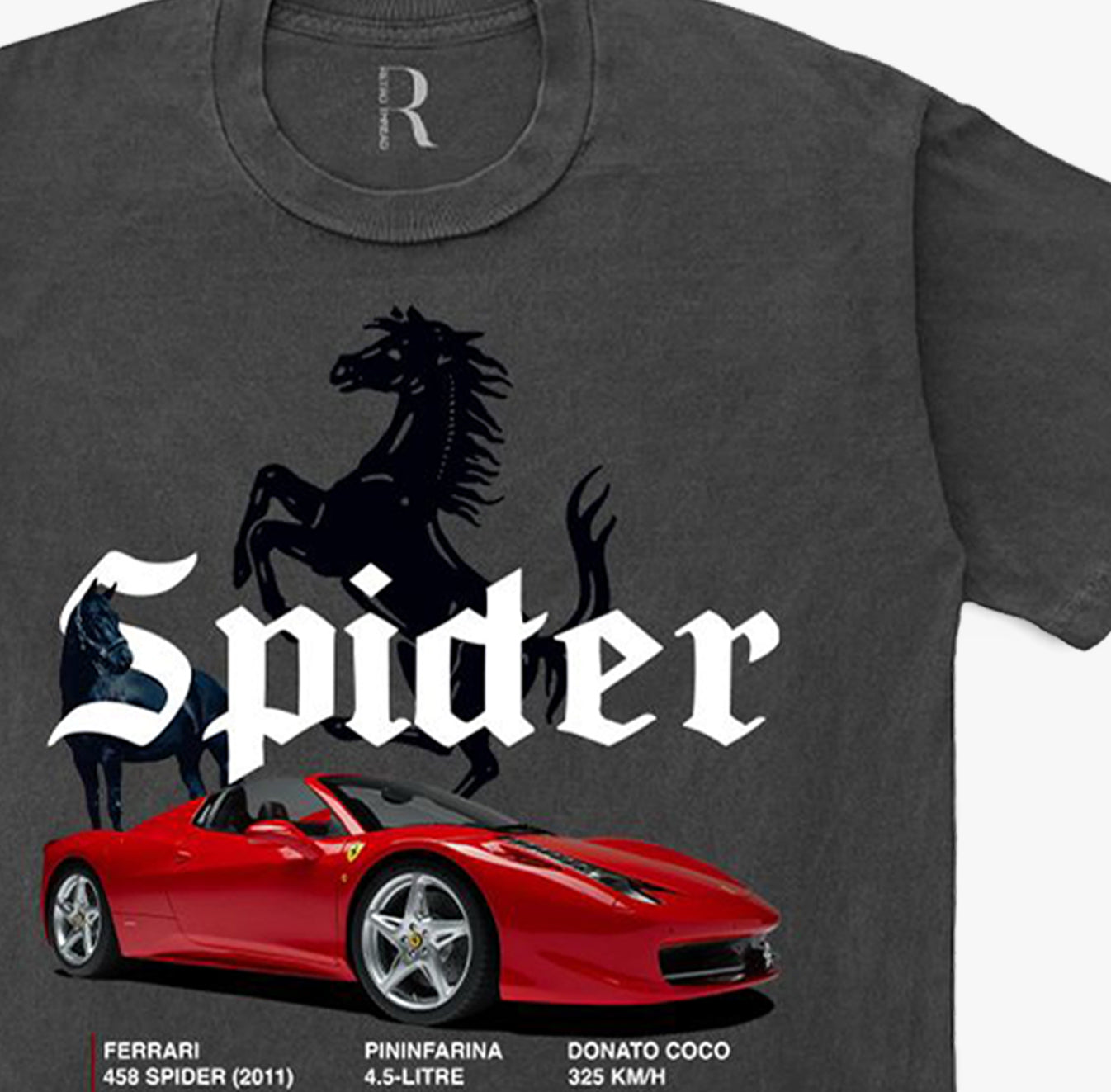458 Spider Vintage Washed Tee Shirt